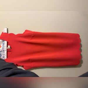 Jcrew scalloped dress